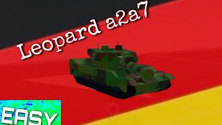 Leopard 2a7 tutorial (plane crazy)