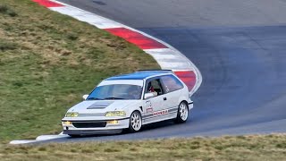 B20 VTEC Civic EF Hatch Flatout at Ridge Motorsports Park | OnGrid Track Day 2/3/24