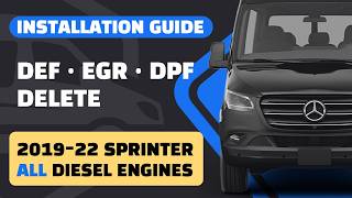 DEF EGR DPF EKAS Software Delete | 2019-2026 Sprinter w907 | OM642 OM651 | 2-step
