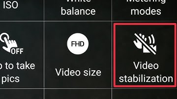 Samsung Galaxy Phone Camera Video Stabilization Enable Disable Settings