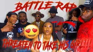 BATTLE RAP🎤 He Threatened to take his girl 🫢🏎?