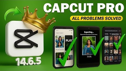 Capcut 14.6.0 Update | Capcut Pro Export & No Internet Problem Fix | New Update - Dhana Editz