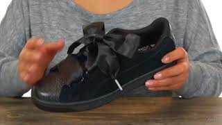 suede heart bubble