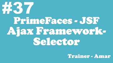 PrimeFaces - JSF Tutorial || Selector in PrimeFaces using Netbeans IDE || Part-37