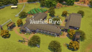 Westfield Ranch | Sims 4 Speed Build | No CC