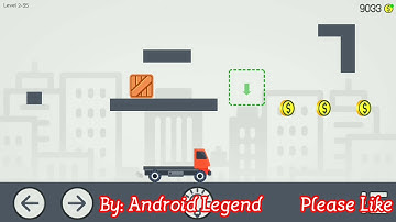 Brain Physic Level 2-35 Brain it on the wooden truck level 2-35 Android Solution