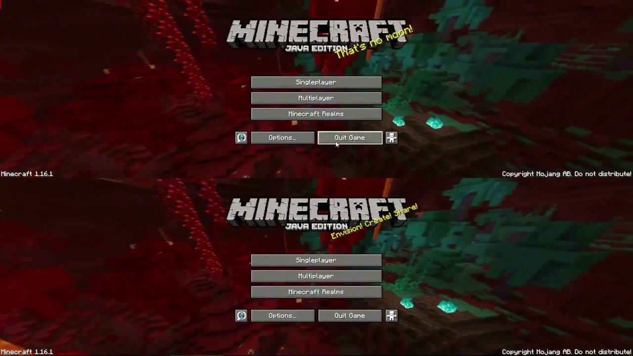 Minecraft Multiplayer Split screen  Tela dividida no PC JAVA com Joystick  