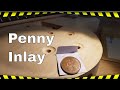 Guitar Making LIVE - The Penny Drops! Inlaying a vintage Penny into a Guitar