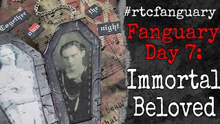 #rtcfanguary - Fanguary Day 7 - Immortal Beloved - Coffin Shaped Locket Tag