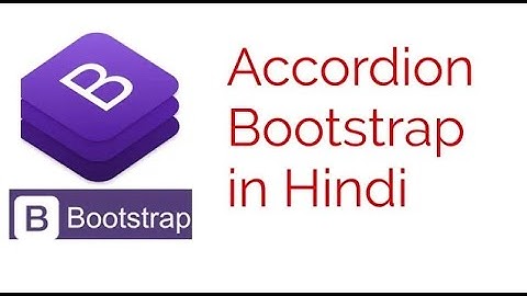 Bootstrap Accordion in Bootstrap5 in Hindi Urdu
