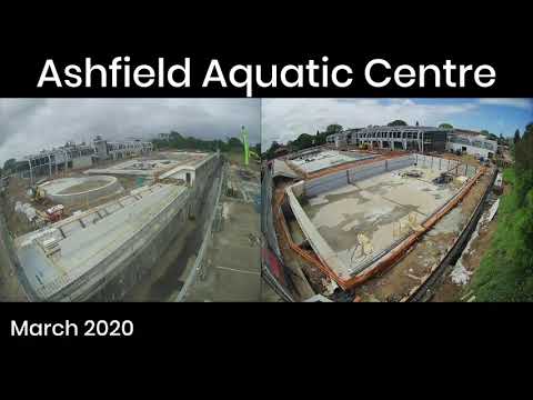 Ashfield Aquatic Centre Timelapse - Sept 2019 to April 2020