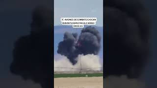 Video capta choque aéreo de dos aviones de combate en EE.UU. | Gestión