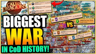 Biggest WAR in CoD HISTORY #1 Alliance vs Nephisto - Call of Dragons War Gameplay Part 1 screenshot 4