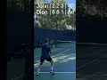 When in doubt, attack…mens 4.5 tennis court level view