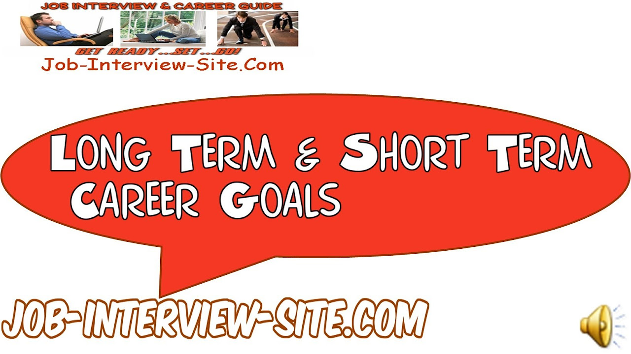 long term career aspirations
