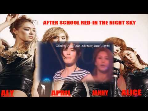 [KSE Collab]After School Red-In The Night Sky