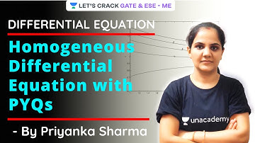Homogeneous Differential Equation with PYQs | GATE/ESE 2021 Exam | Differential Equation