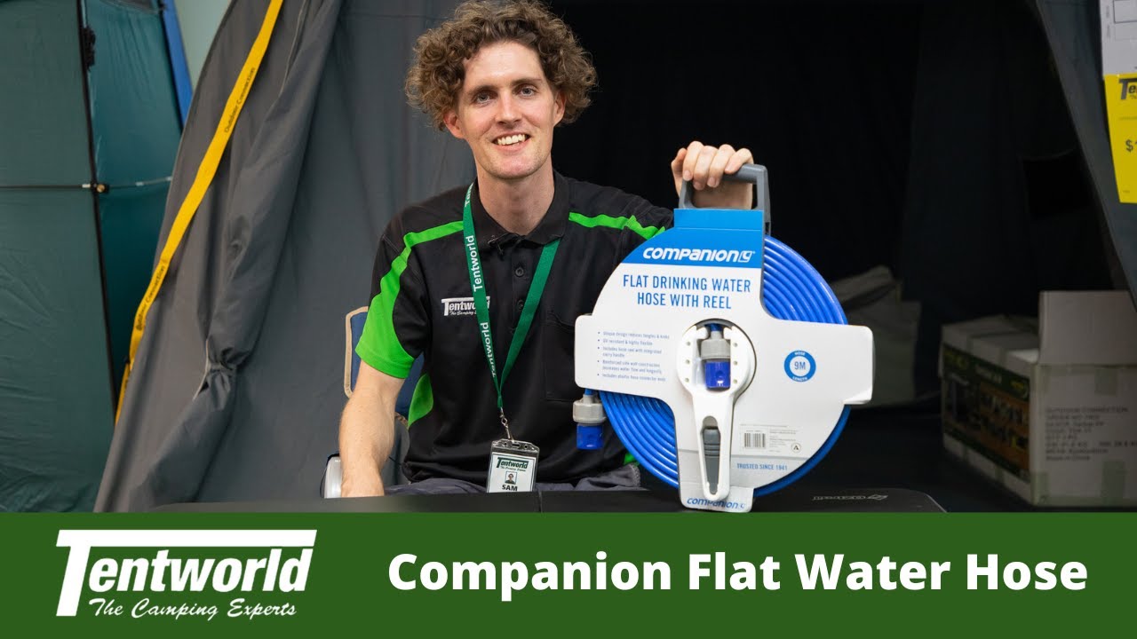 Companion Flat Hose - A water hose that's easy to store and use