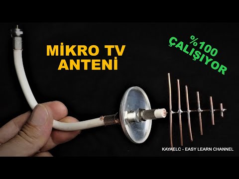 MİKRO TV ANTENİ ( NASIL YAPILIR? )  - MICRO TV ANTENNA ( HOW TO MAKE? )