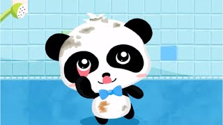 Baby Panda's Bath Time | Take a Shower And Play | Babybus  Kids Games screenshot 1