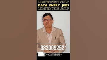 #data_entry #jobs #computerjob #blockwisejob #govtprojects #convolutioneducare #pkdas  #recruitment