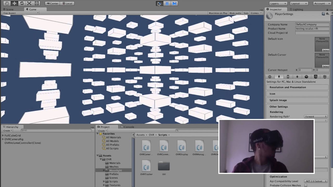 Testing Oculus Rift (DK 2) with Unity 3D - YouTube