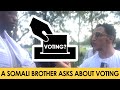 A somali brother asks shamsi about voting  speakers corner shamsi