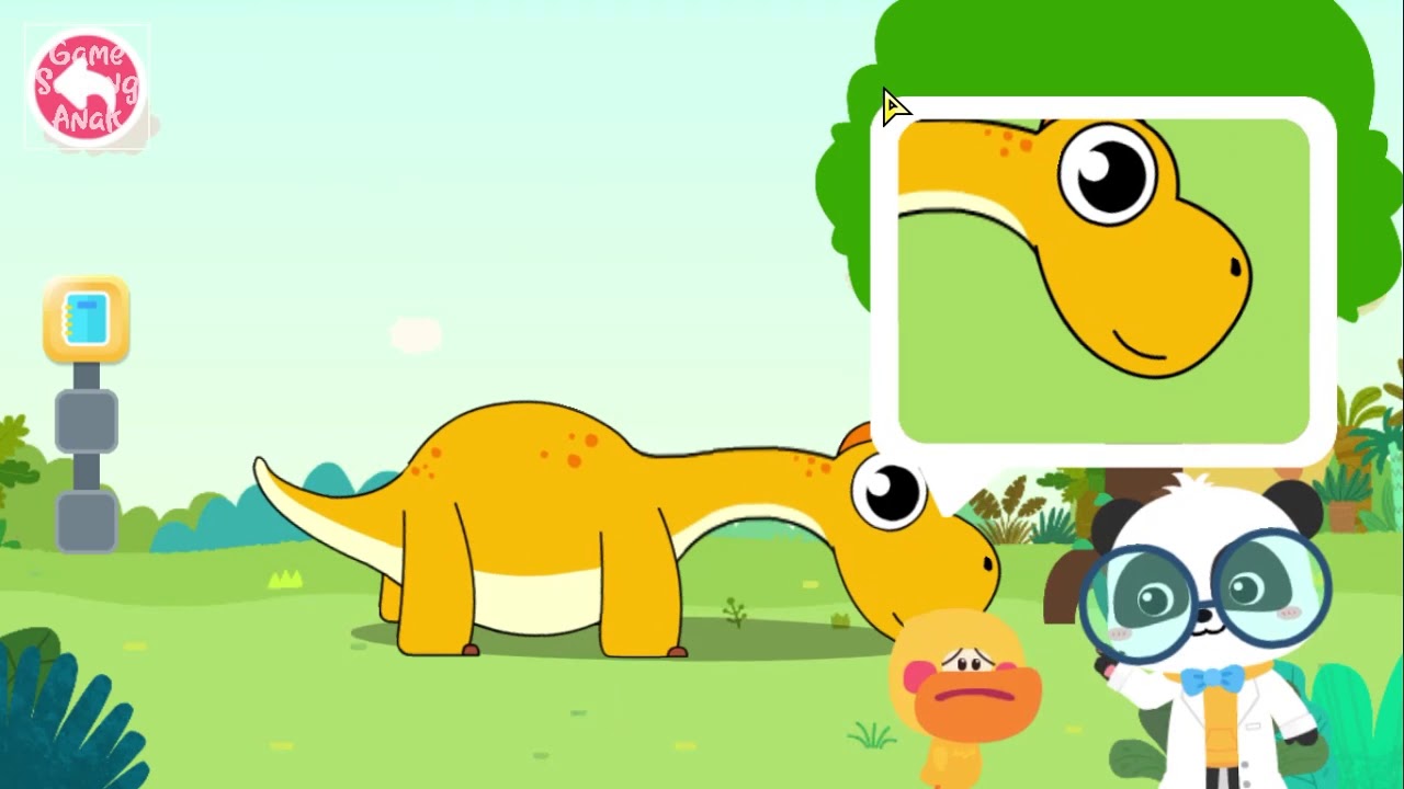 Gambar Kartun Binatang Lucu Belajar Tentang Dinosaurus Brachiosaurus Game Dunia Bayi Panda YouTube