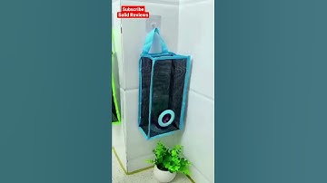 Useful Hanging Garbage Bag Socks Organizers Kitchen Storage Bag