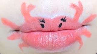 Crab Lips | Lip Art Tutorial