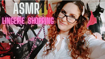 ASMR  LINGERIE SHOPPING FOR SPRING OUTFITS PART  2 #boutique #shopping #asmrtingles #sleepaid