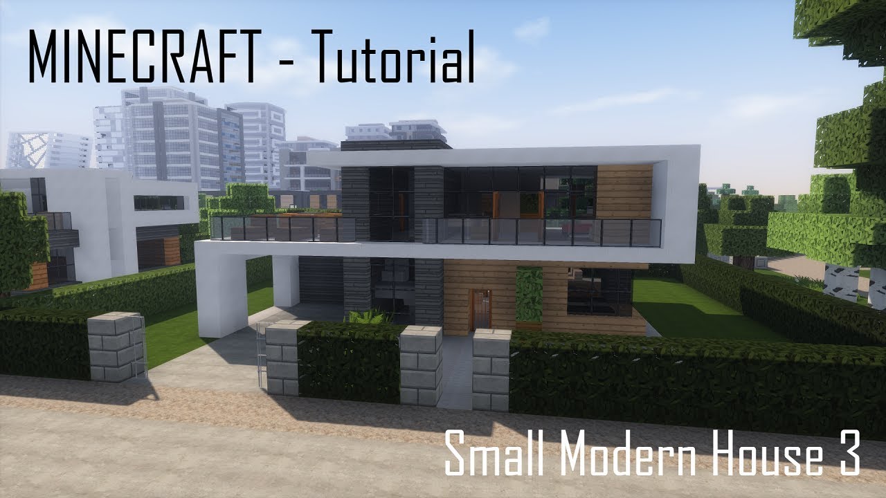 Small Modern House 3 Full Interior Minecraft Project