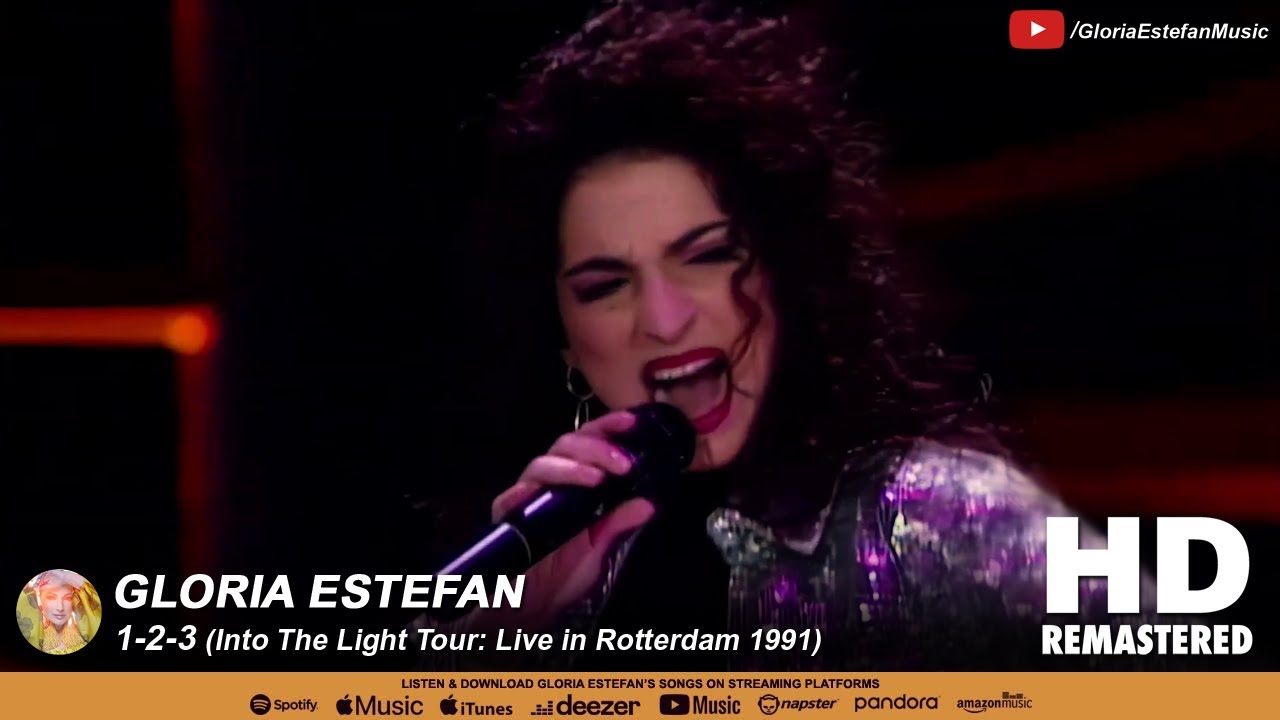 Gloria Estefan • 1-2-3 (Into The Light Tour: Live in Rotterdam 1991) Gloria Estefan • 1-2-3 (Into The Light Tour: Live in Rotterdam 1991)