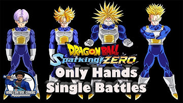 *** MELEE TRUNKS ON SINGLE BATTLES USING ONLY HANDS **** Dragonball Sparking Zero