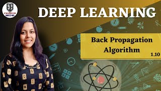 1.10 | Deep Learning | Back Propagation Algorithm | KCS-078 | AKTU & Other Universities
