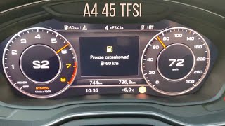 AUDI A4 35 VS 40 VS 45 VS S4 VS RS4 acceleration--0~230 km/h