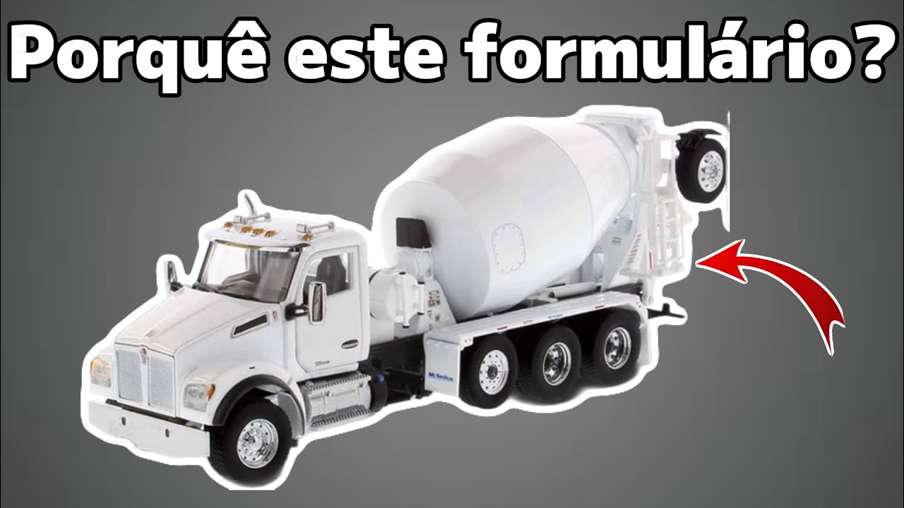 Por que os caminhões betoneira têm esse formato? A ciência por trás do tambor giratório