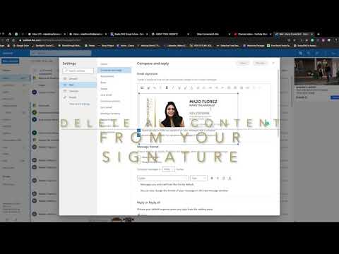 Email Sig Tutorial Outlook