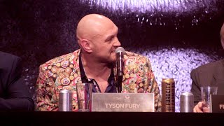 HIGHLIGHTS FURY VS USYK INTENSE PRESS CONFERENCE  HD 1080p