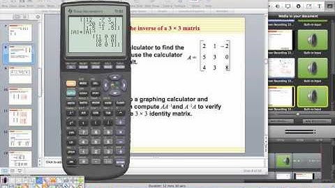 Alg 2 Section 3-8 Inverse Matrices Podcast