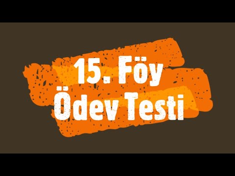 11. Sınıf Matematik EİS DAF 15. Föy ÖDEV TESTİ