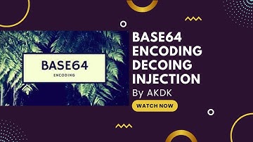 Base64 Without Encoding Decoding Injection By AkDk