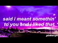 Olivia obrien  purpleworld lyrics