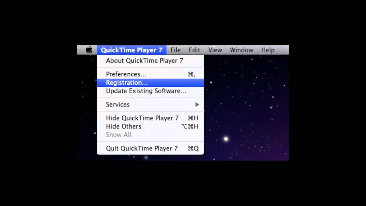 How to register Quicktime Pro for Apple Mac Computers YouTube