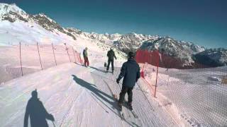 Go Pro Ski fahren Sölden Januar 2016