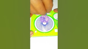 How many circles were drawn 🤔 Design ruler #Spirograph Retro Design Tin Drawing Set #2024