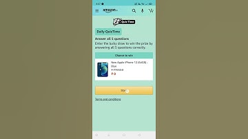 Apple iPhone 12 Quiz | Amazon Apple iPhone 12 Quiz | Amazon Quiz Today | Today Amazon Apple Quiz