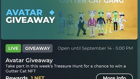 🌏The Sandbox Alpha Season 3 - Exploring: Avatar Giveaway