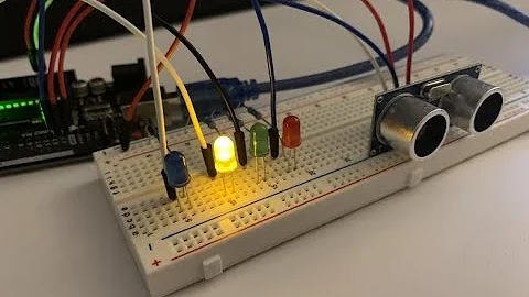 Arduino Ultrasonic Motion Sensor: Motion Sensor and LED project