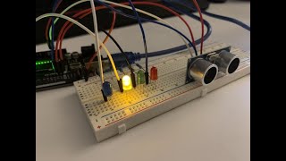 Arduino Ultrasonic Motion Sensor: Motion Sensor and LED project